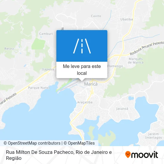 Rua Milton De Souza Pacheco mapa
