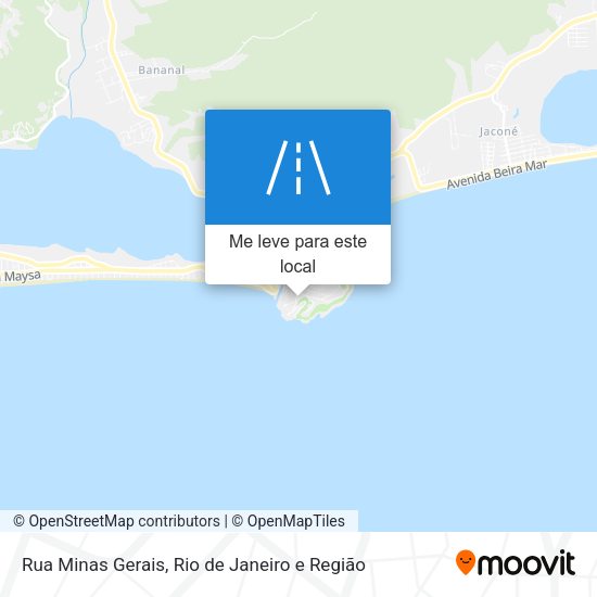 Rua Minas Gerais mapa
