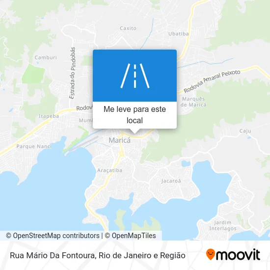Rua Mário Da Fontoura mapa