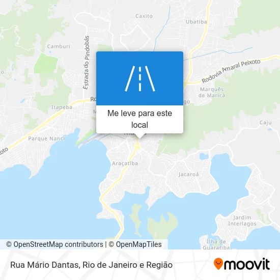 Rua Mário Dantas mapa