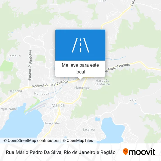 Rua Mário Pedro Da Silva mapa