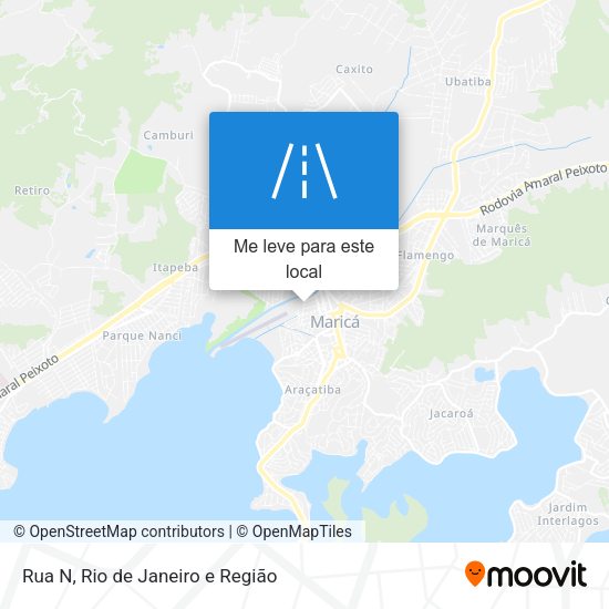 Rua N mapa