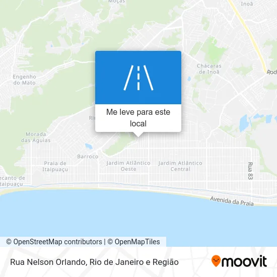 Rua Nelson Orlando mapa