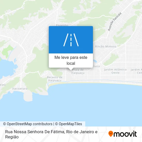 Rua Nossa Senhora De Fátima mapa