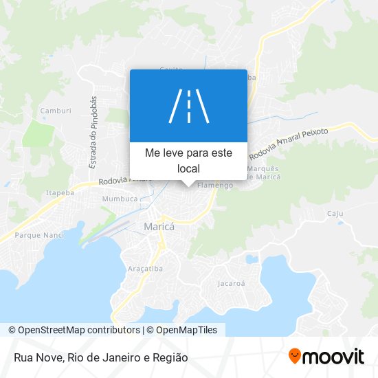 Rua Nove mapa