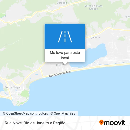 Rua Nove mapa