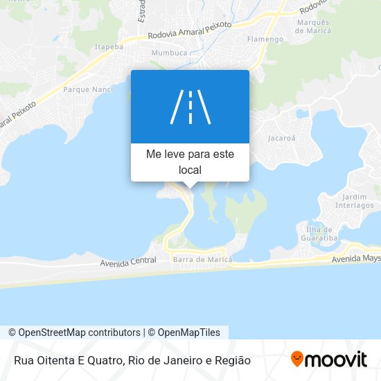 Rua Oitenta E Quatro mapa
