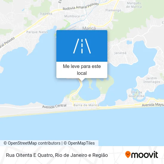 Rua Oitenta E Quatro mapa