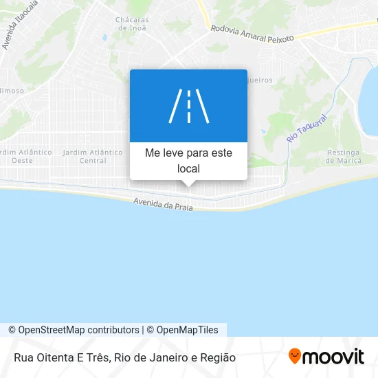 Rua Oitenta E Três mapa
