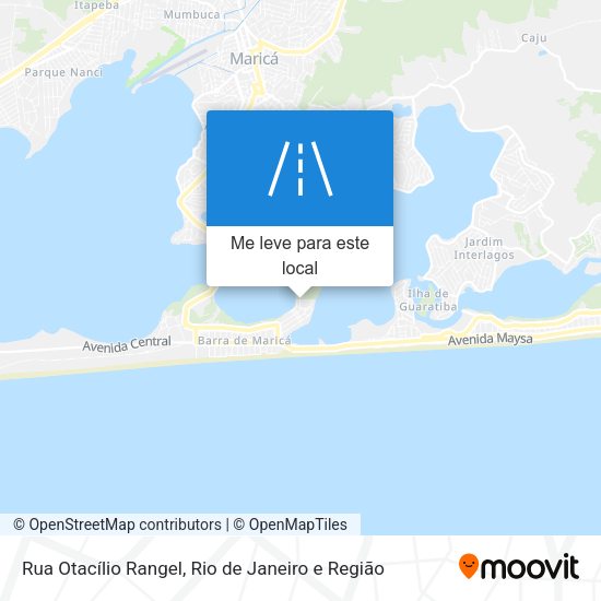 Rua Otacílio Rangel mapa
