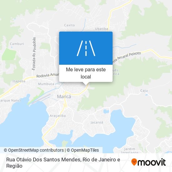 Rua Otávio Dos Santos Mendes mapa