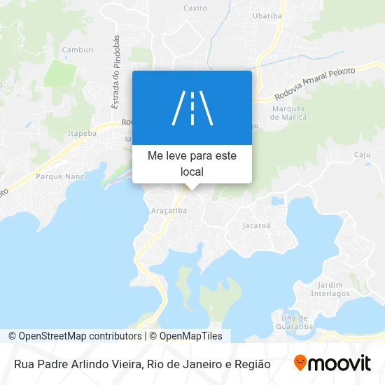 Rua Padre Arlindo Vieira mapa