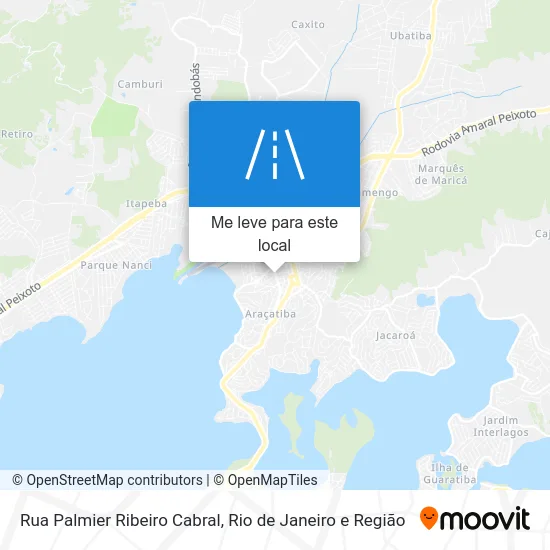 Rua Palmier Ribeiro Cabral mapa