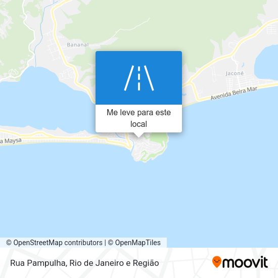 Rua Pampulha mapa