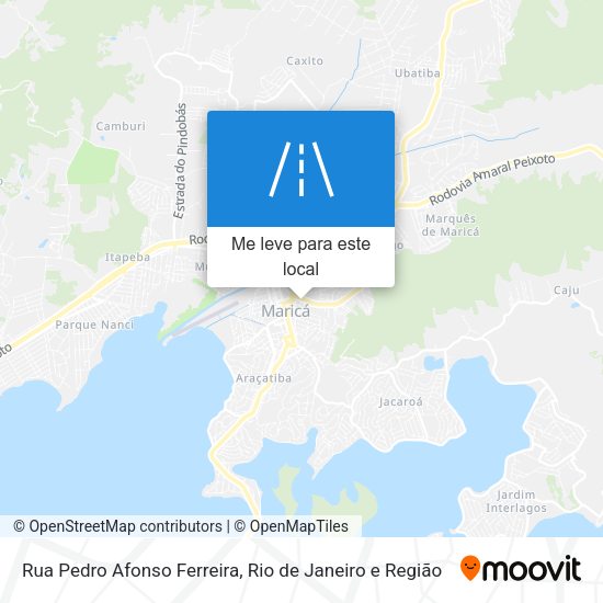 Rua Pedro Afonso Ferreira mapa