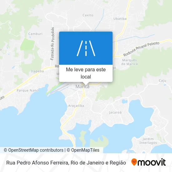 Rua Pedro Afonso Ferreira mapa