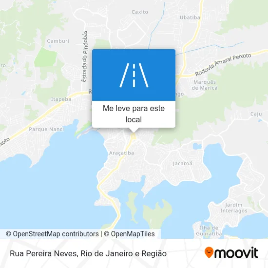 Rua Pereira Neves mapa