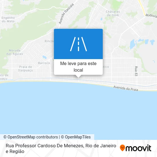 Rua Professor Cardoso De Menezes mapa