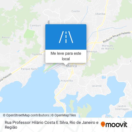 Rua Professor Hilário Costa E Silva mapa