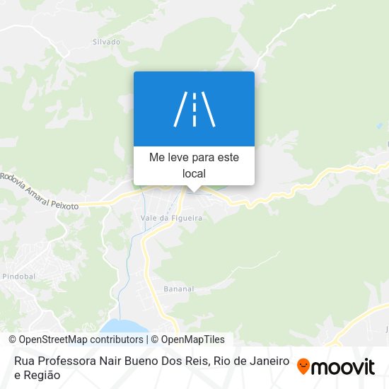 Rua Professora Nair Bueno Dos Reis mapa
