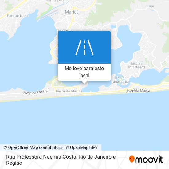 Rua Professora Noêmia Costa mapa
