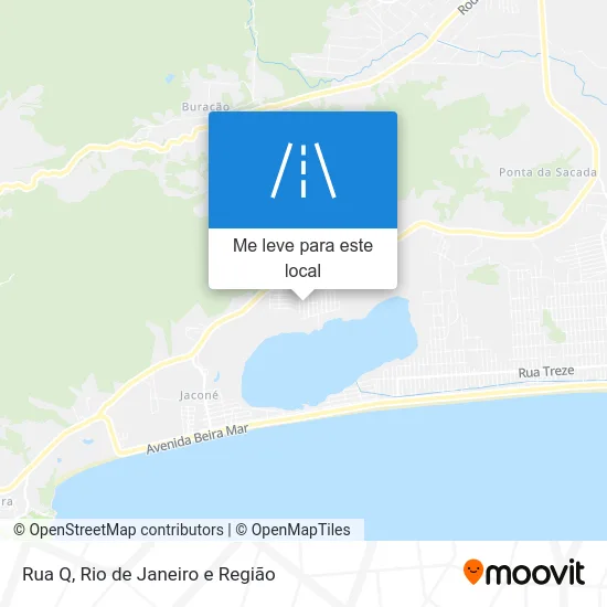Rua Q mapa