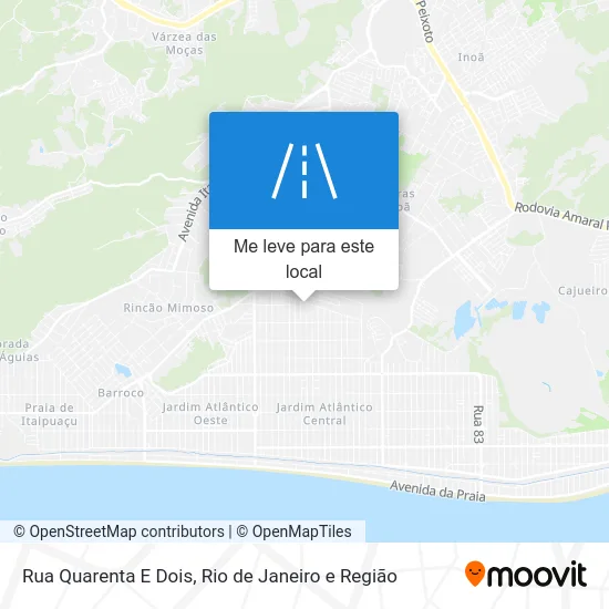 Rua Quarenta E Dois mapa