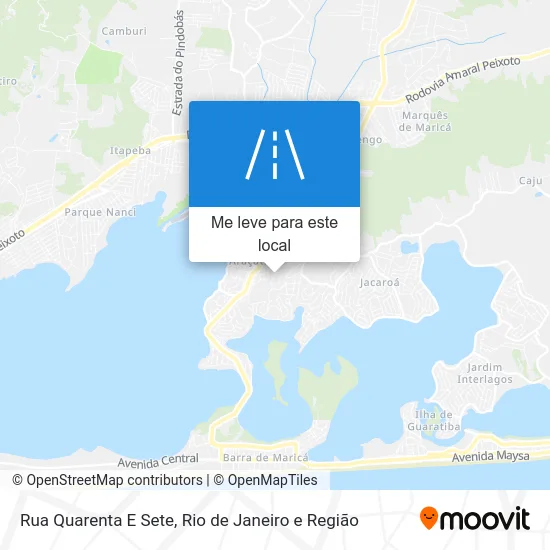 Rua Quarenta E Sete mapa