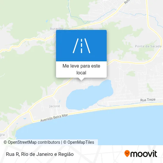 Rua R mapa