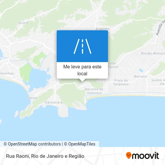 Rua Raoni mapa