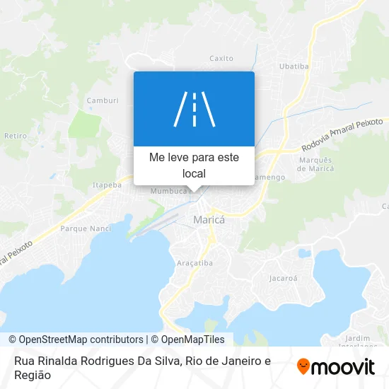 Rua Rinalda Rodrigues Da Silva mapa