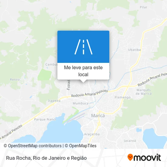 Rua Rocha mapa