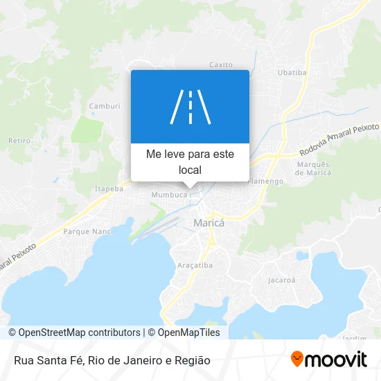 Rua Santa Fé mapa