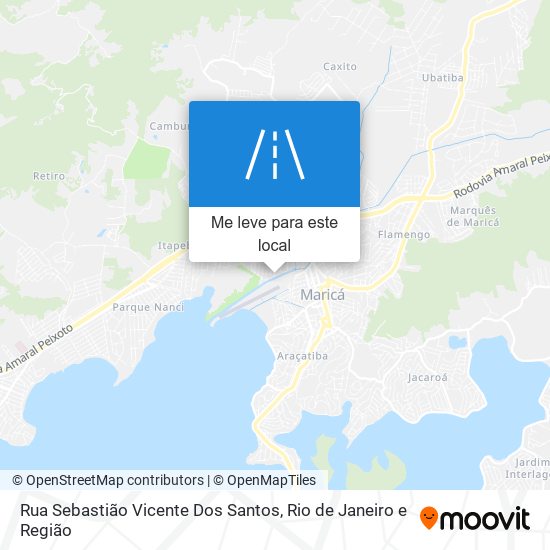 Rua Sebastião Vicente Dos Santos mapa