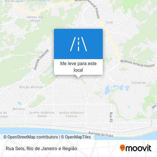 Rua Seis mapa