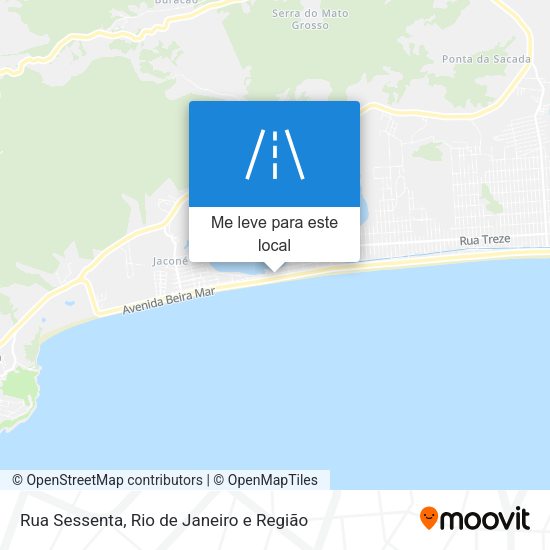 Rua Sessenta mapa