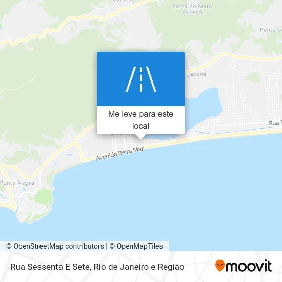 Rua Sessenta E Sete mapa