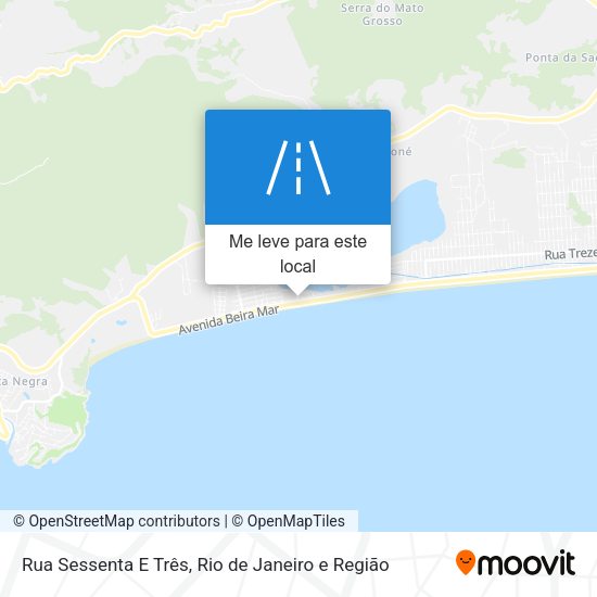 Rua Sessenta E Três mapa