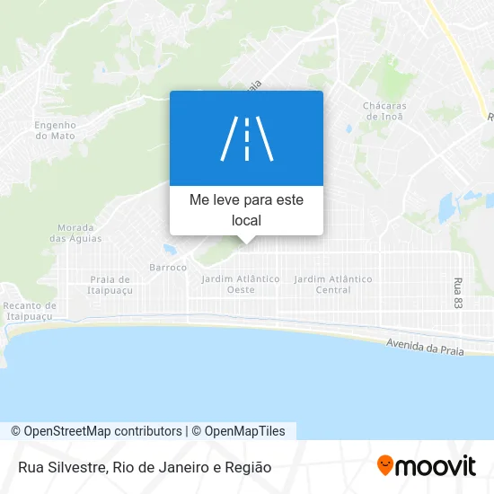 Rua Silvestre mapa