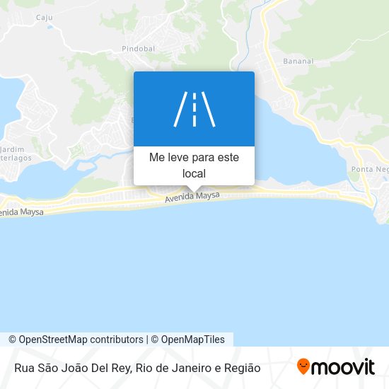 Rua São João Del Rey mapa