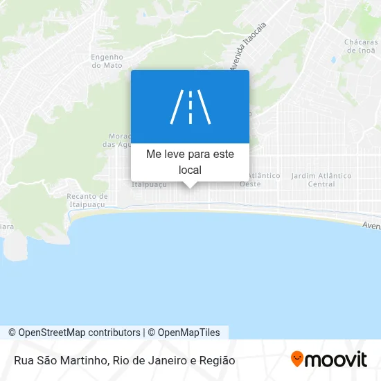 Rua São Martinho mapa