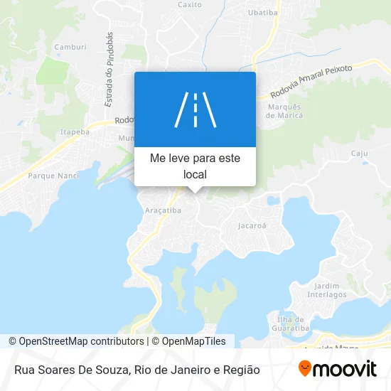 Rua Soares De Souza mapa