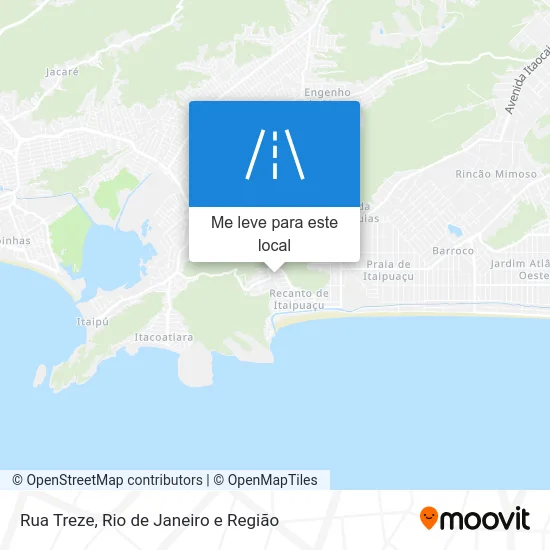 Rua Treze mapa