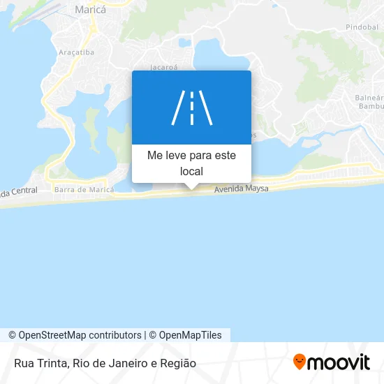 Rua Trinta mapa
