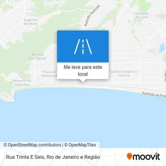 Rua Trinta E Seis mapa