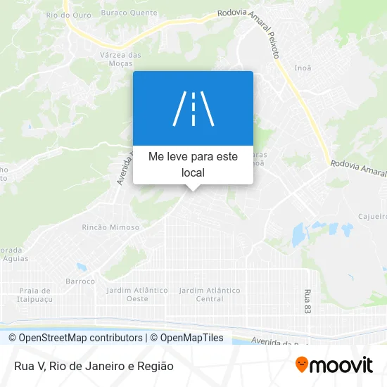 Rua V mapa