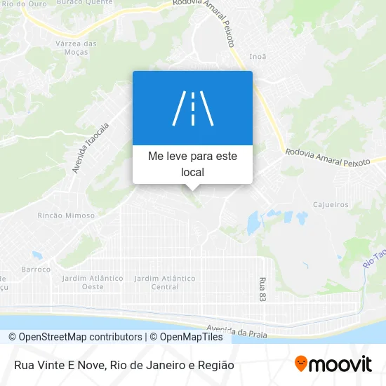 Rua Vinte E Nove mapa