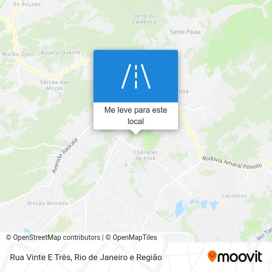 Rua Vinte E Três mapa