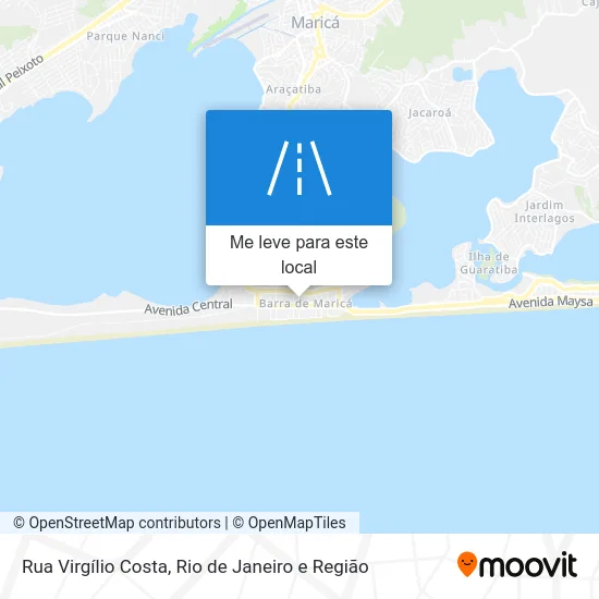 Rua Virgílio Costa mapa