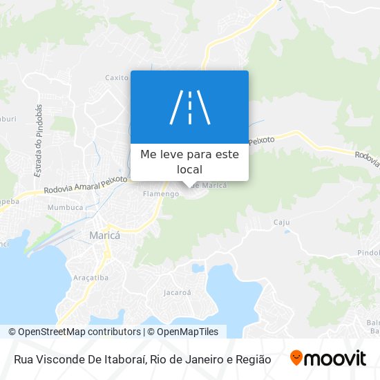 Rua Visconde De Itaboraí mapa